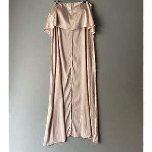 WFFS sz M strapless high low‎ crop top